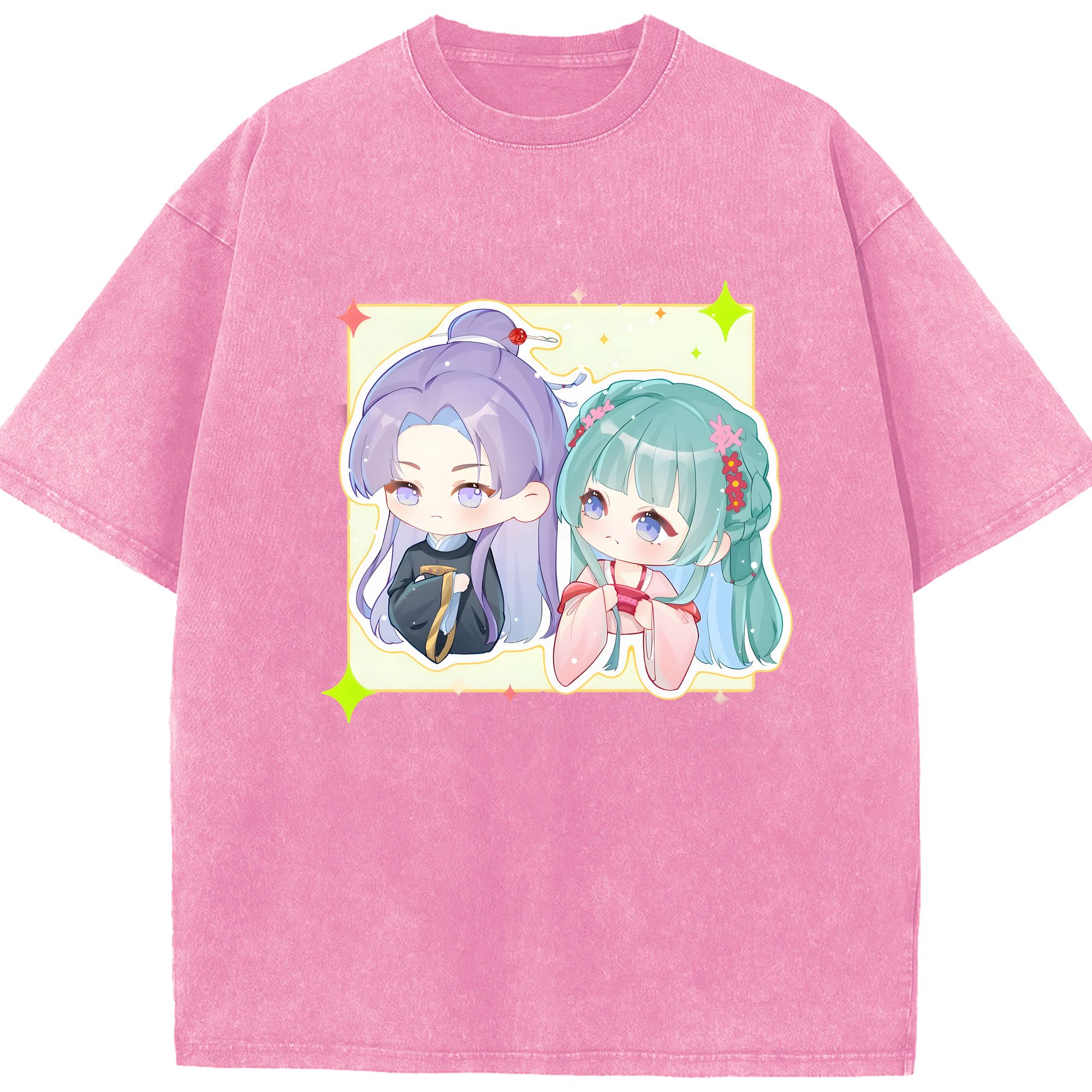 （画像用） 薬屋のひとりごと The Apothecary Diaries 綿100% ヴィンテージ風 半袖Tシャツ（フロントプリント）